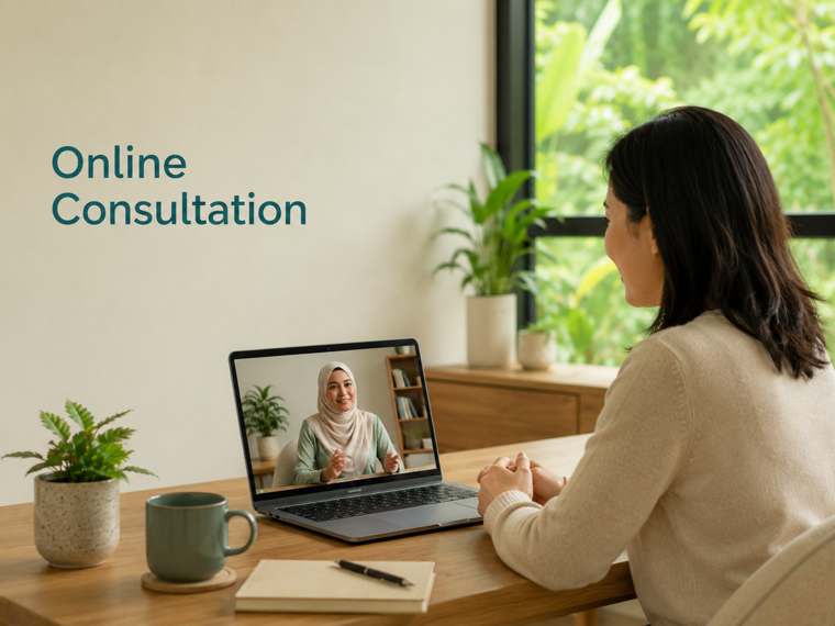 Online consultation from home